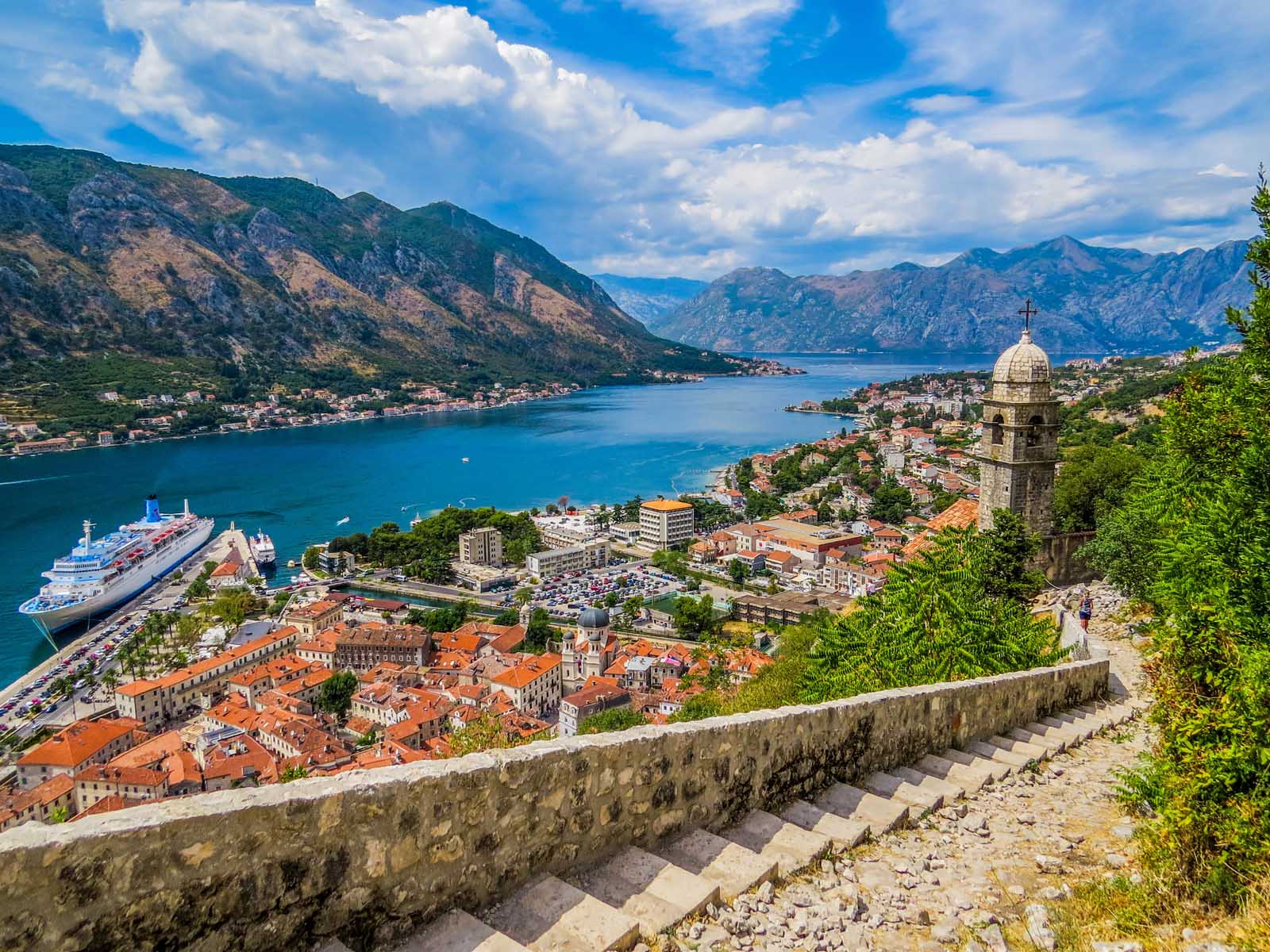 Bay of Kotor in Montenegro