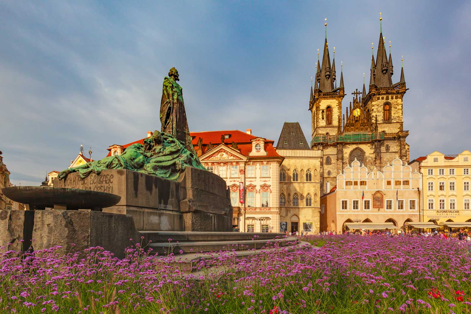 Prague, Chechia in the summer