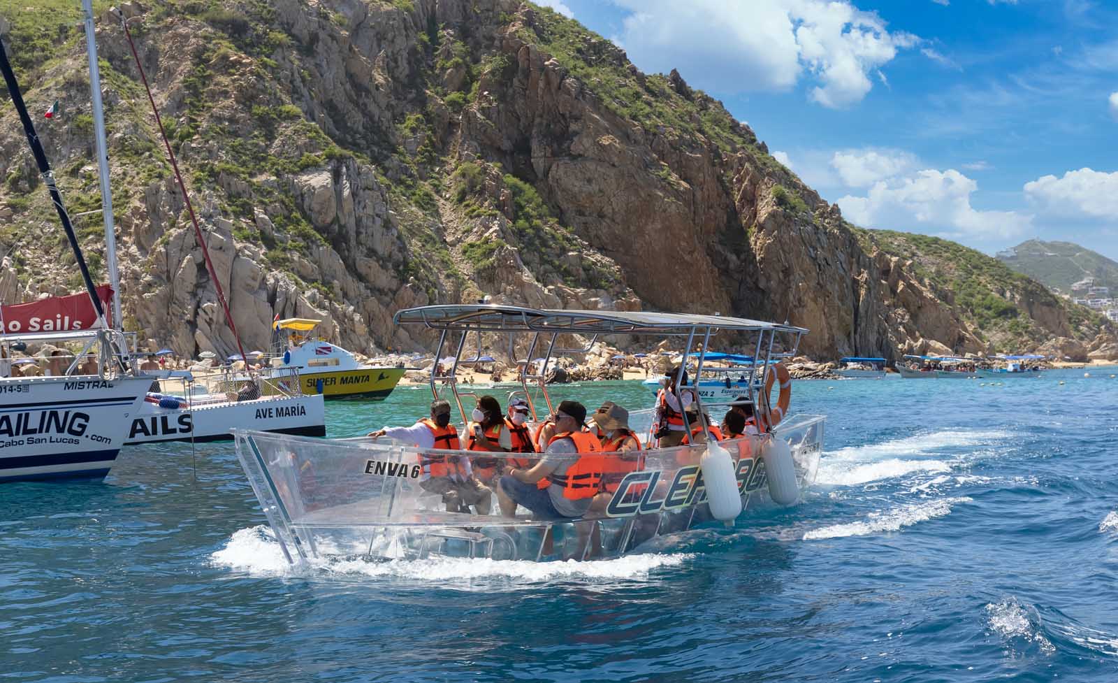 Best Things to do in Cabo San Lucas Glass Bottom Boat Tour