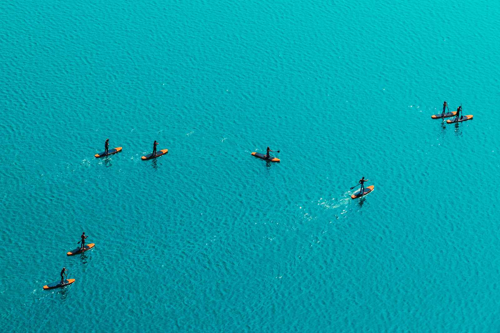 Best Things to do in Cozumel Paddleboarding Aerial