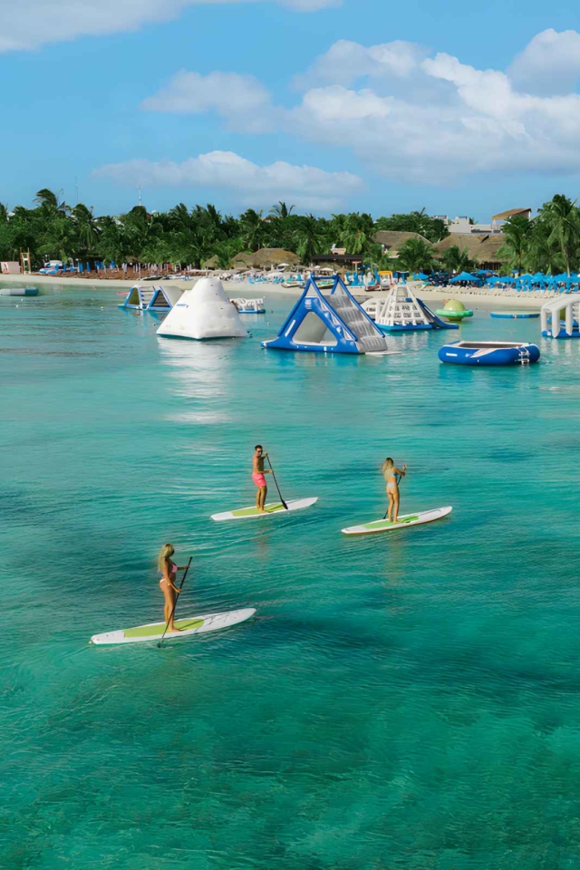 Best Things to do in Cozumel Paradise Beach SUP boarding