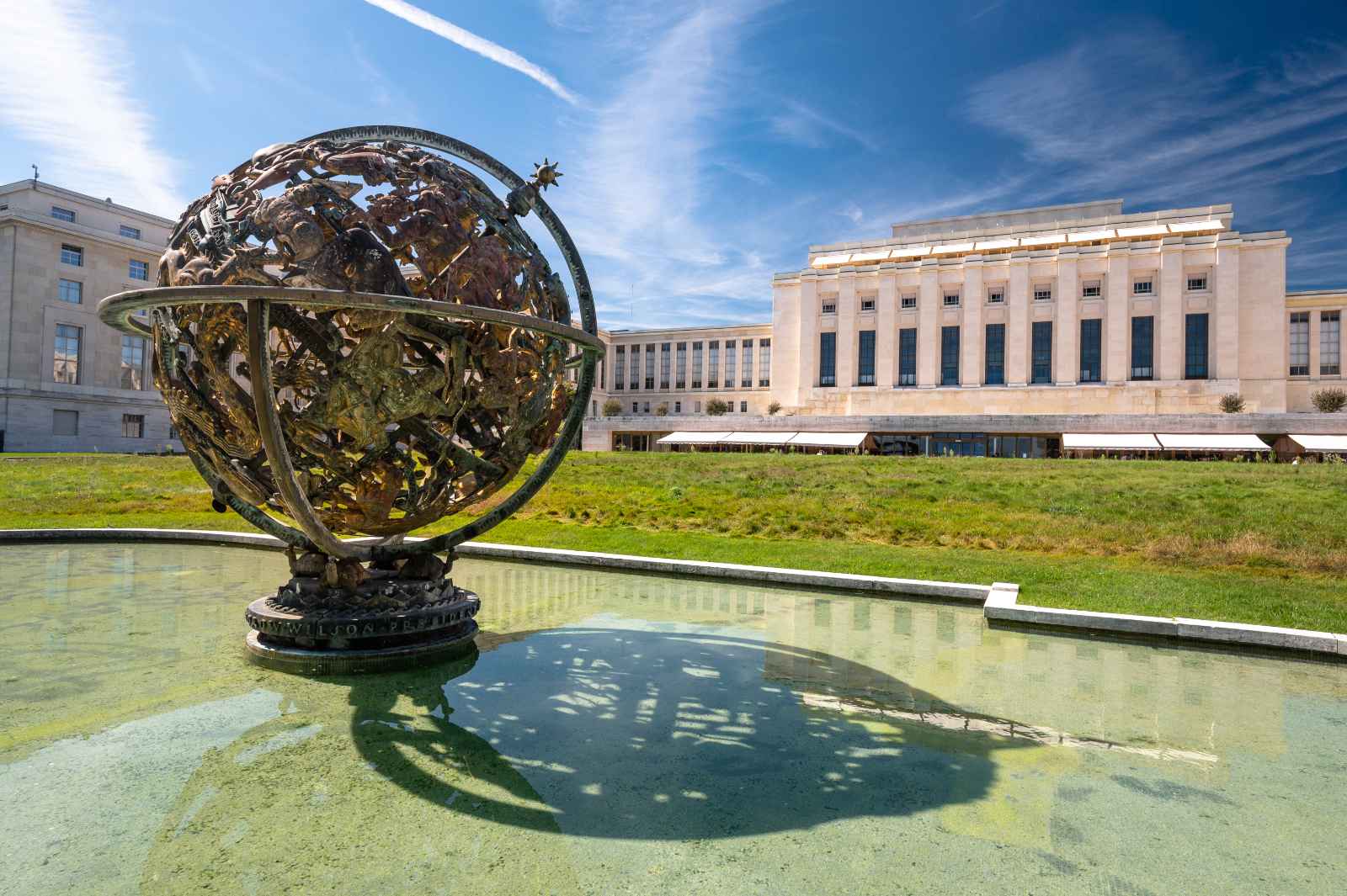 Best Things to do in Geneva Palais des Nations Sculpture dans les jardins du Palais des nations