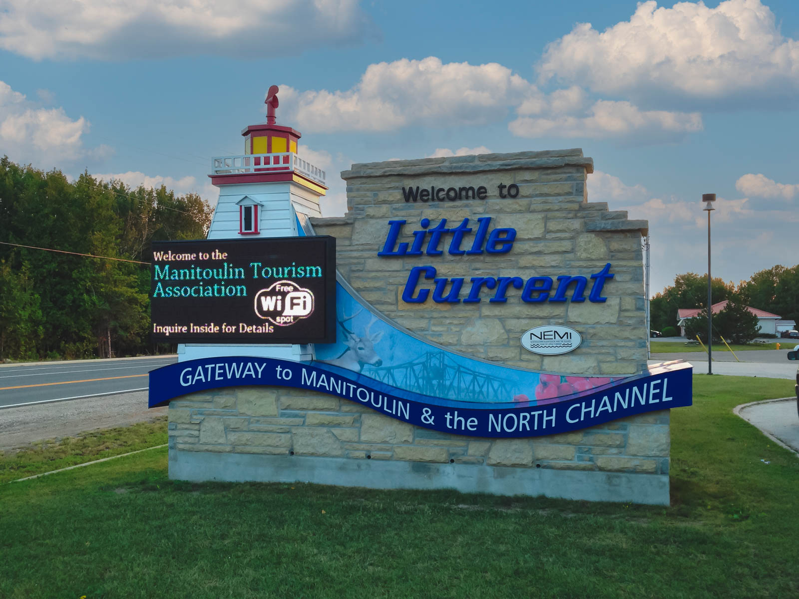 Little Current on Manitoulin Island