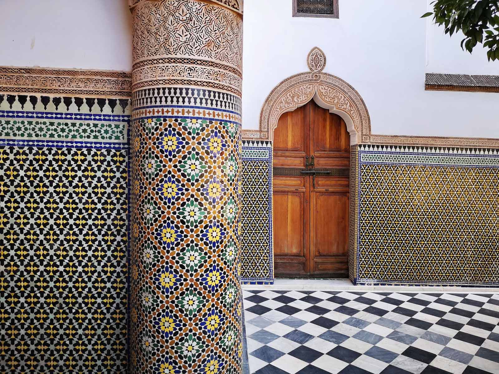 placs to visit in marrakech dar el bacha palace