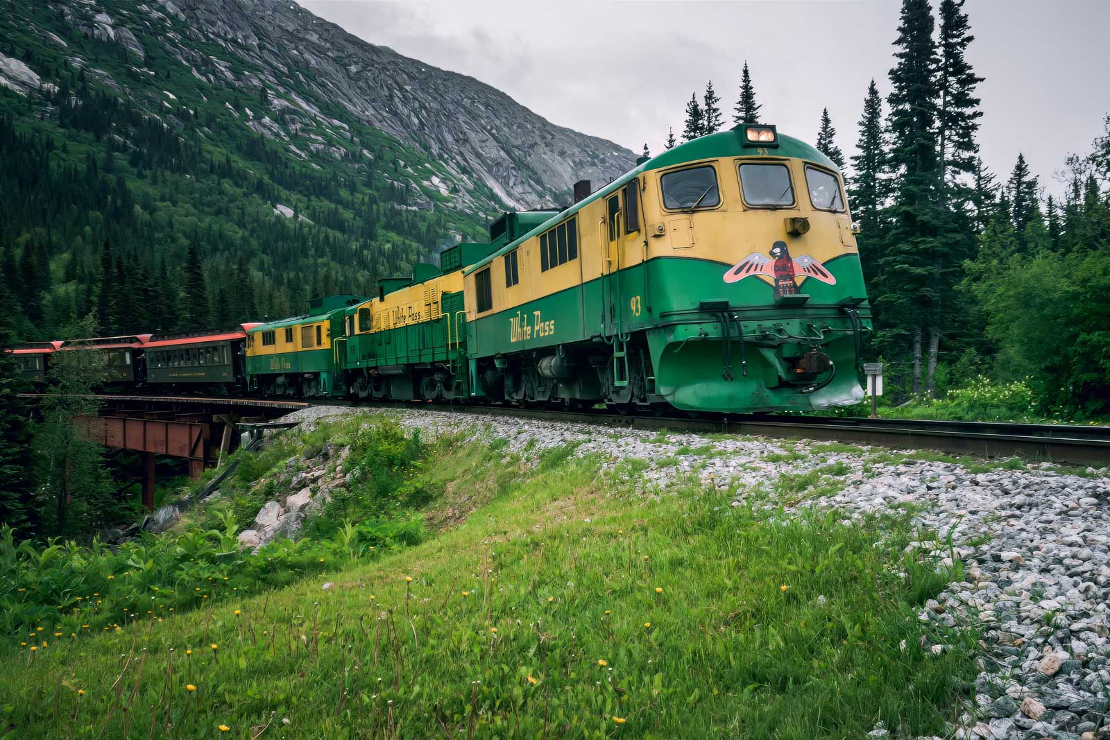 Best things to do in Skagway Alaska White Pass Railway Train