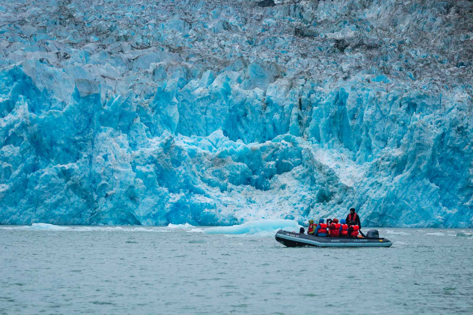 Best Things to do in Alaska Dawes Glacier Zodiac