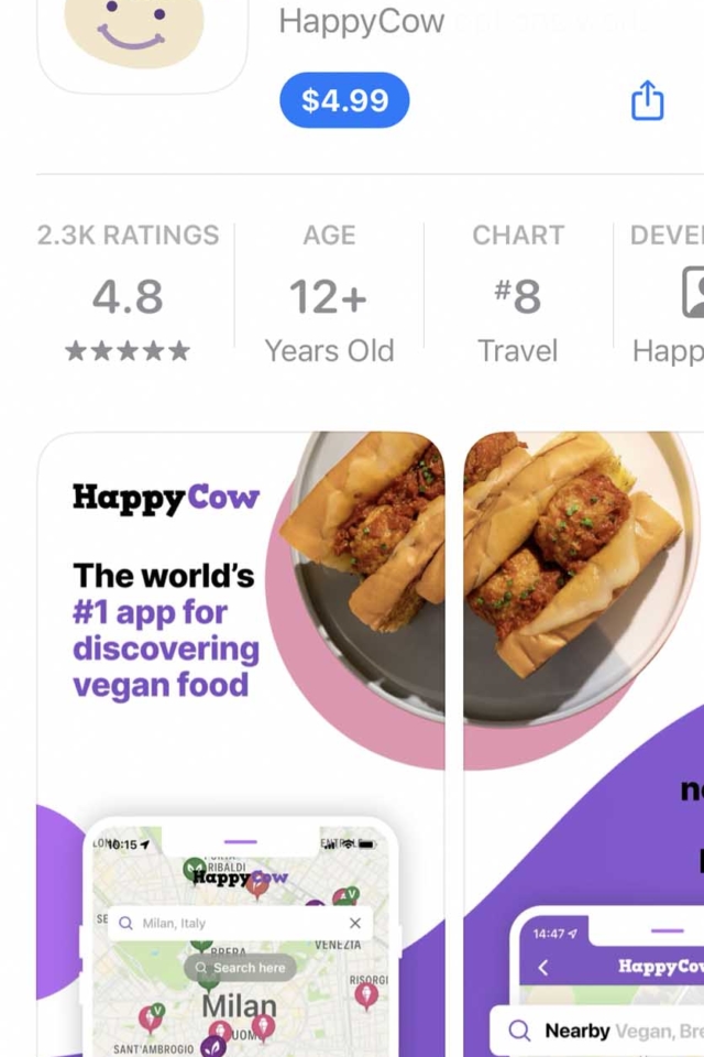 Best Vegetarian Travel App