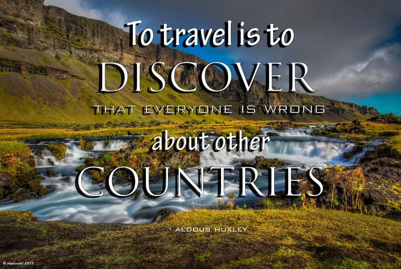 best travel quotes aldous huxley