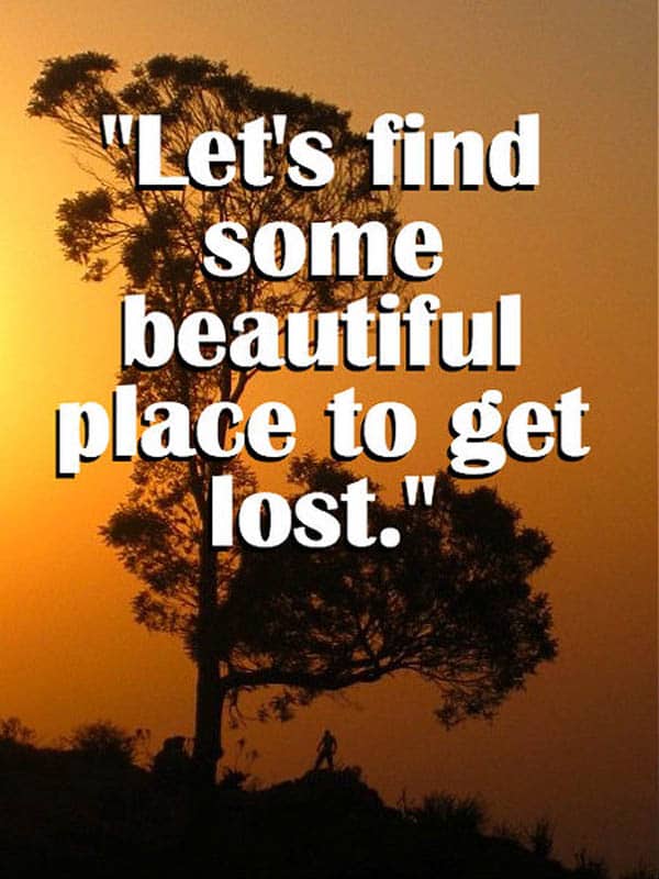 let's get lost travel quote