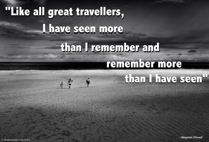 travel quotes black and white