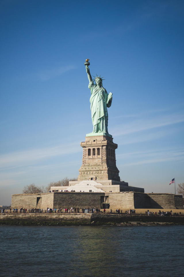 best views of new york city from the statue of liberty