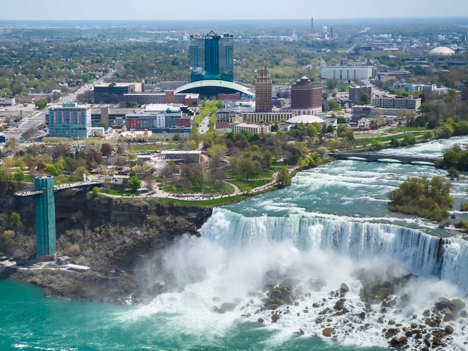 Best Views of Niagara Falls From USA Observation tower