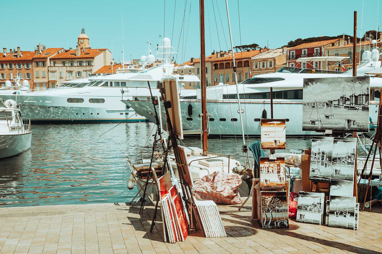 Saint Tropez in the French Riviera