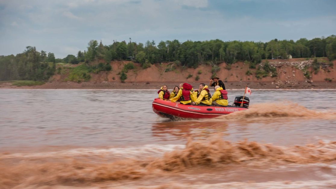 Tidal Bore Rafting in Nova Scotia