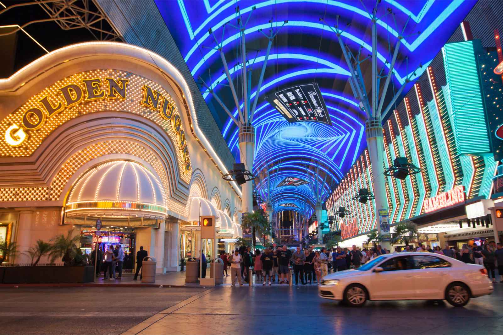 Best things to do in Las Vegas Freemont Street Experience Nugget