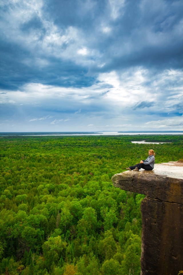 manitoulin island cup and saucer trail lookout