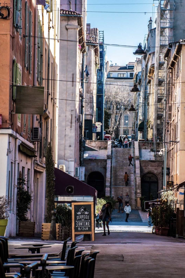 Walk the streets of Le Panier in Marseille France