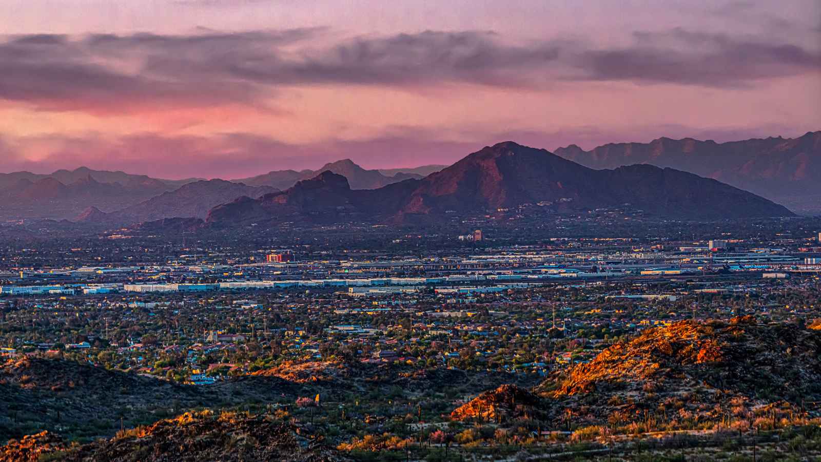 Best things to do in Phoenix Phoenix Mountains Preserve evening