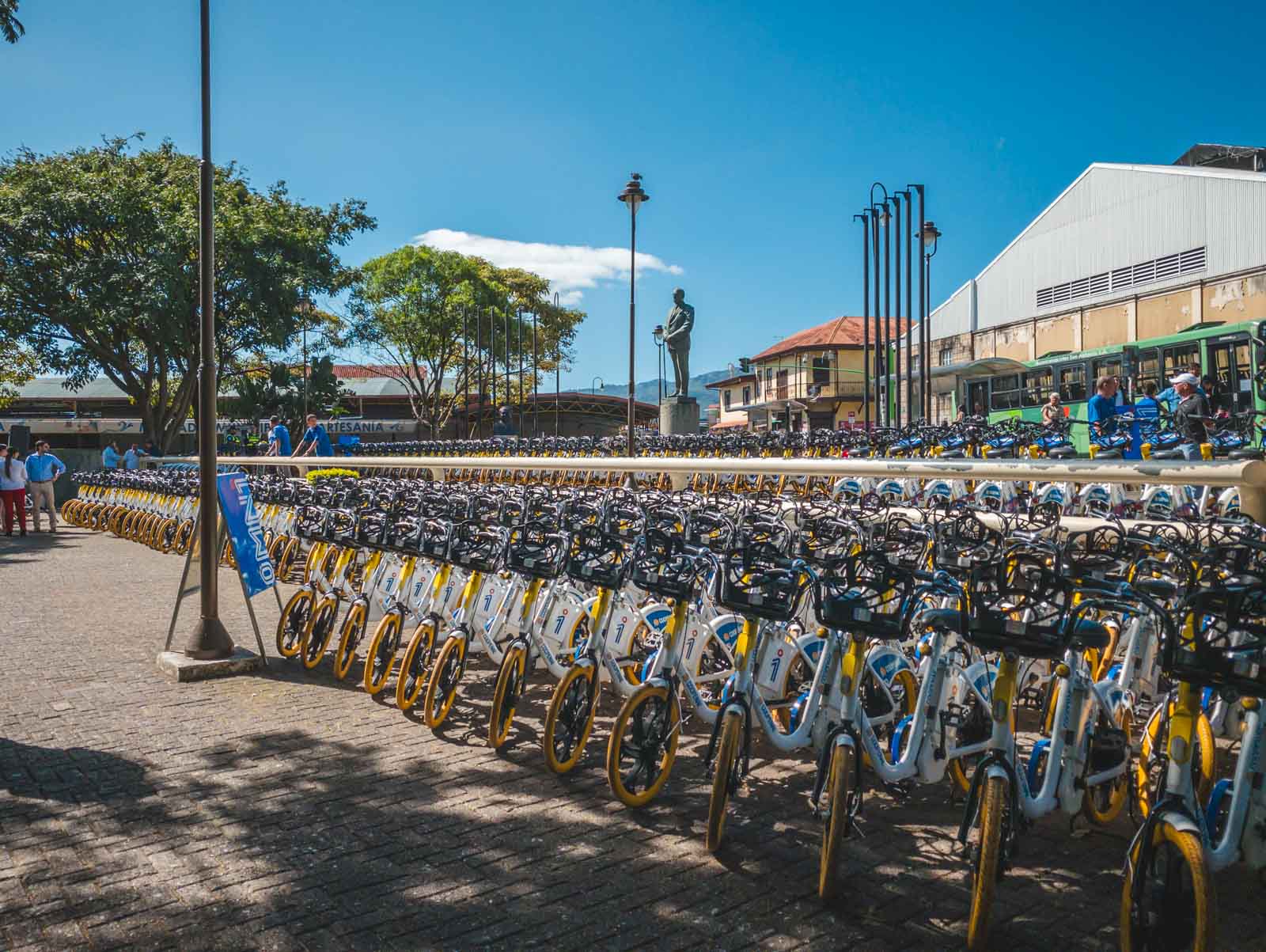 Transporte de bicicleta na Costa Rica