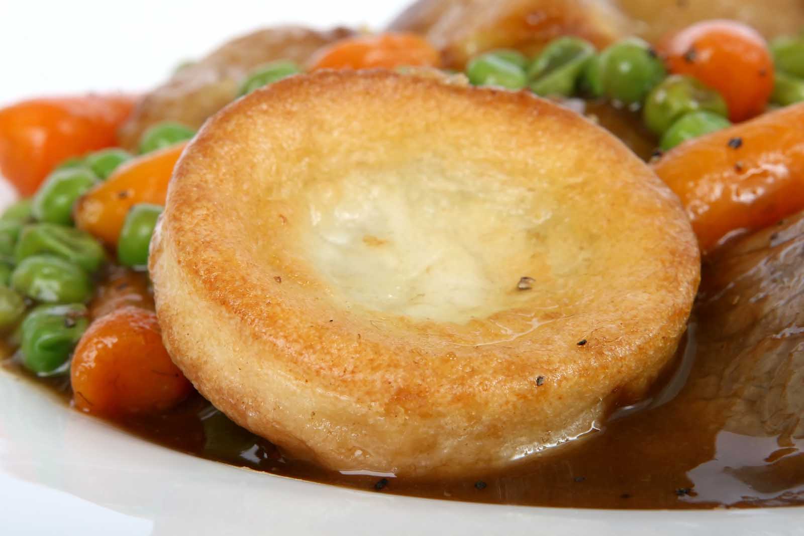 Yorkshire Pudding is a staple British Food