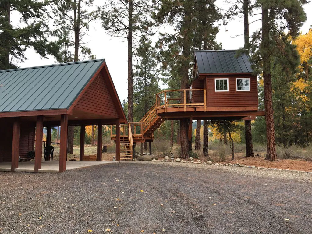 Cabins in Washington Yakima treeframe cabin