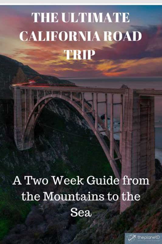 California Road Trip Itinerary