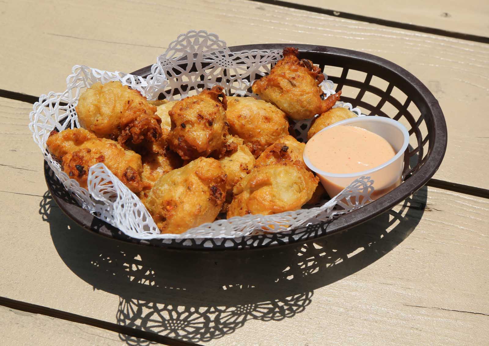 Conch fritters a staple food of the Caribbean