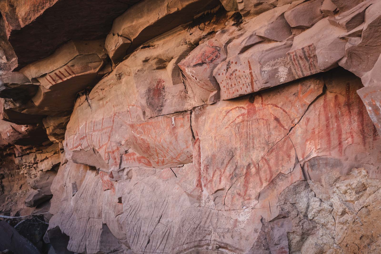 Cave Paintings in Loreto Mexico