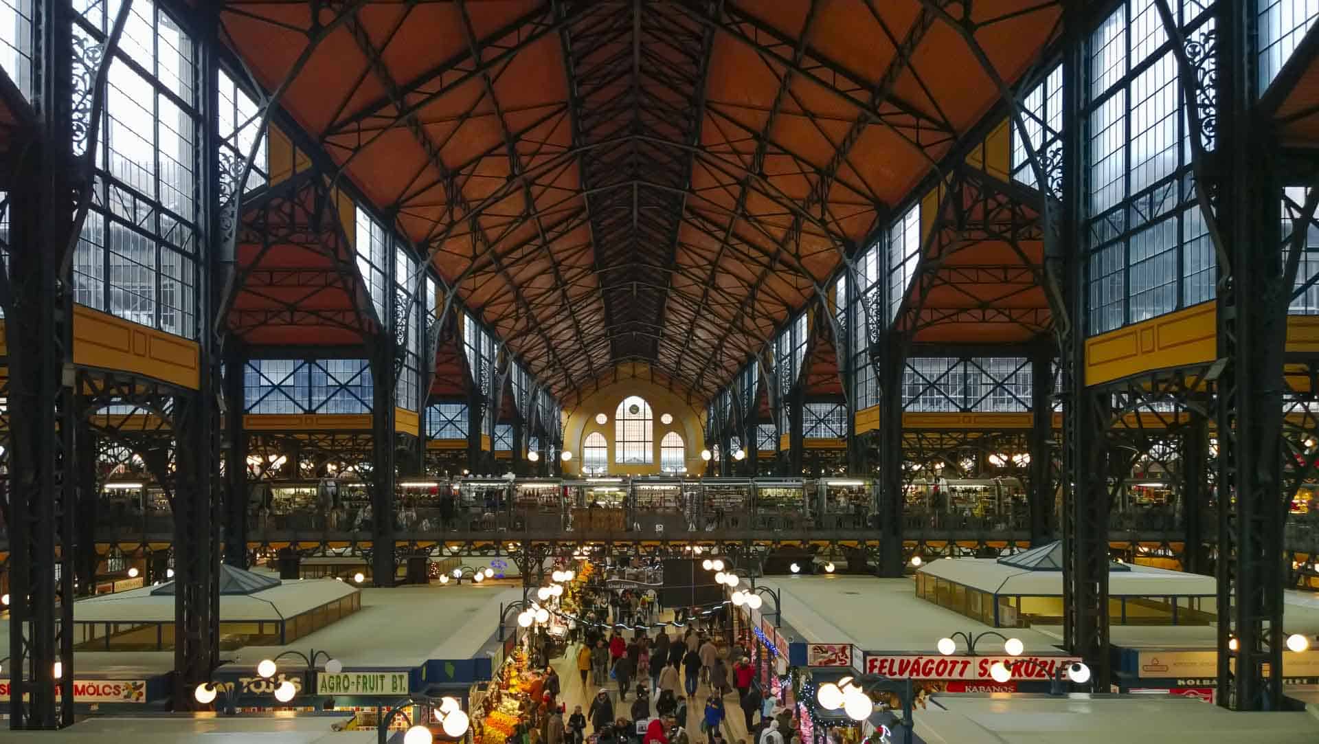 Great MArket Hall in Budapest, Hungary