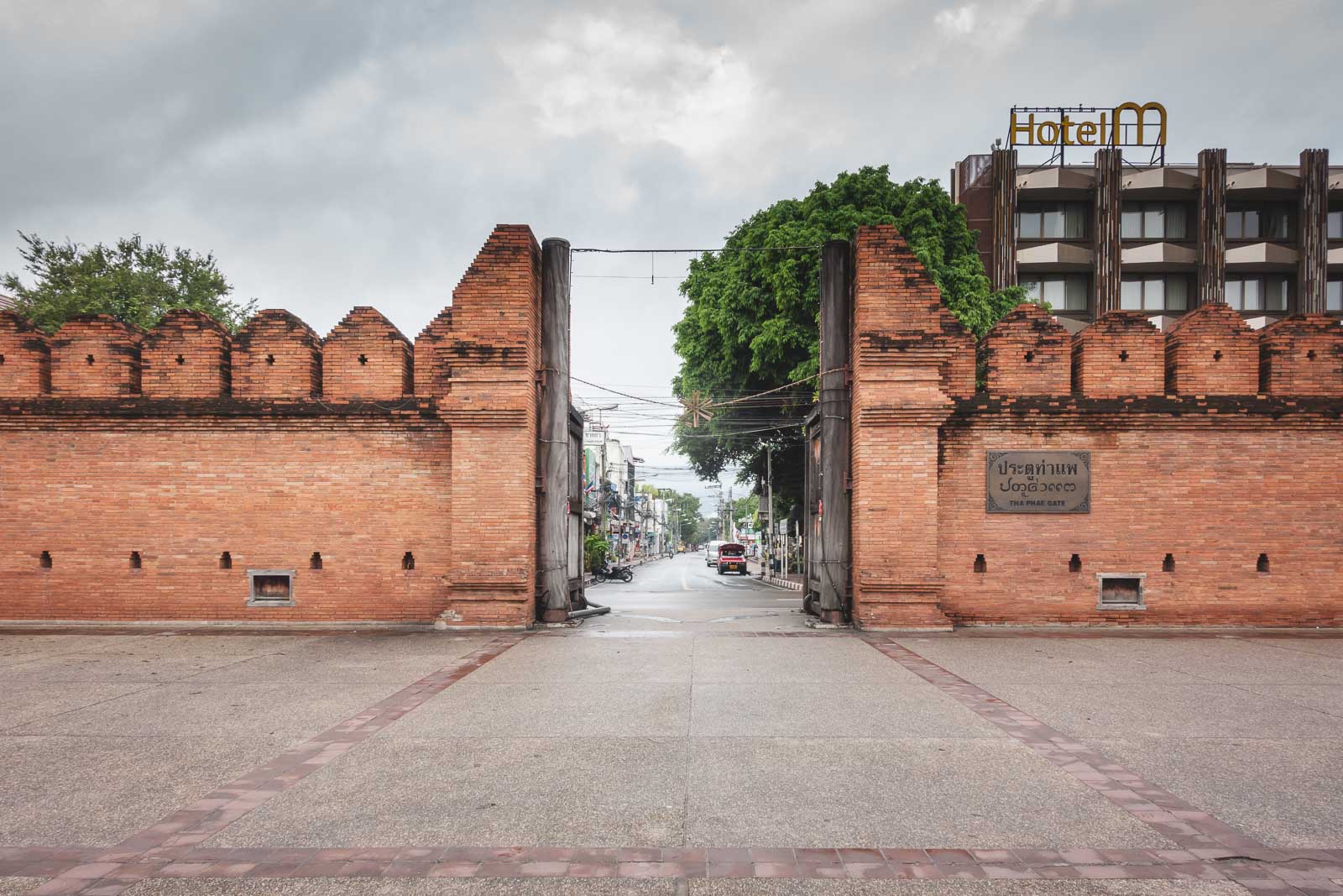 Old city gate in Chiang Mai