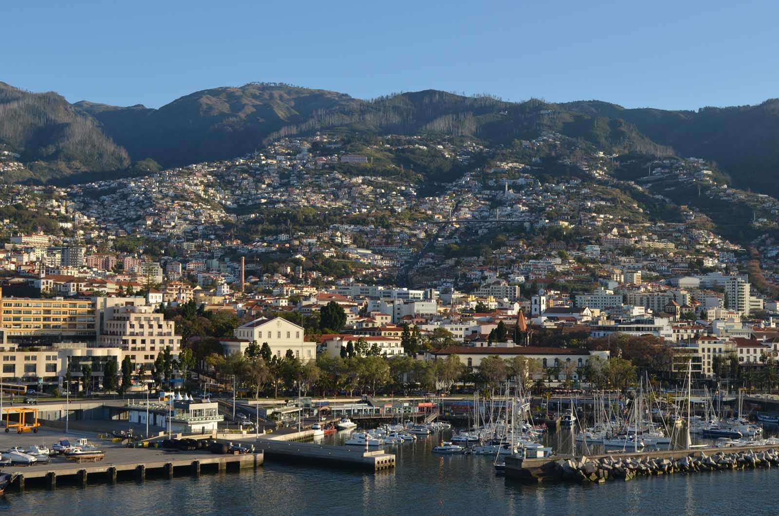 Cities in Portugal Funchal on Madeira