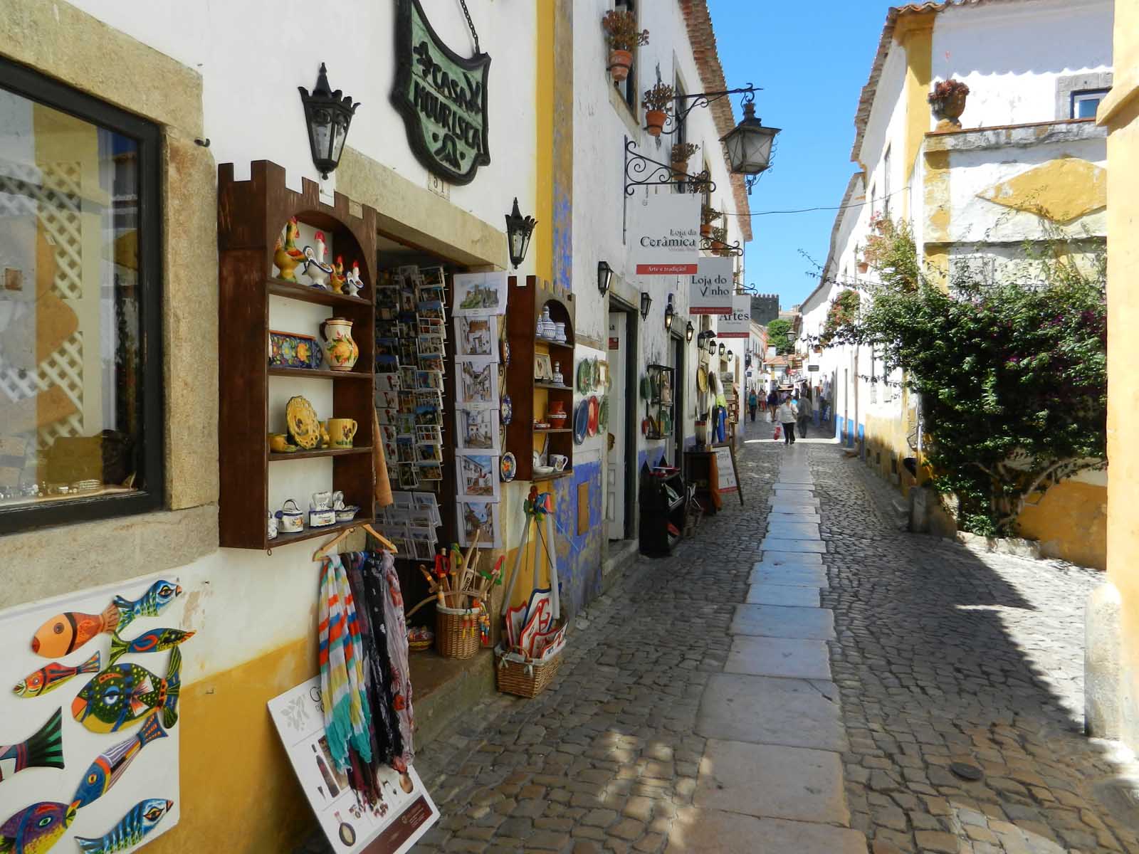 Obidos town in Portugal