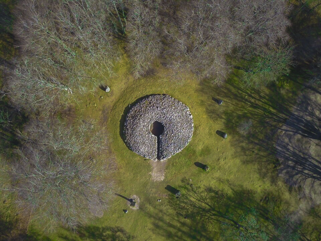 Clava Cairns near Inverness Scotland