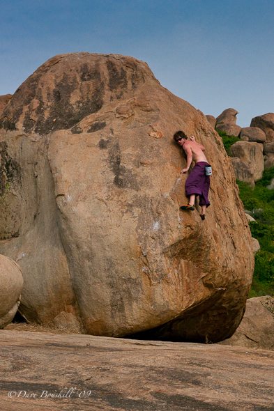 hampi climbing