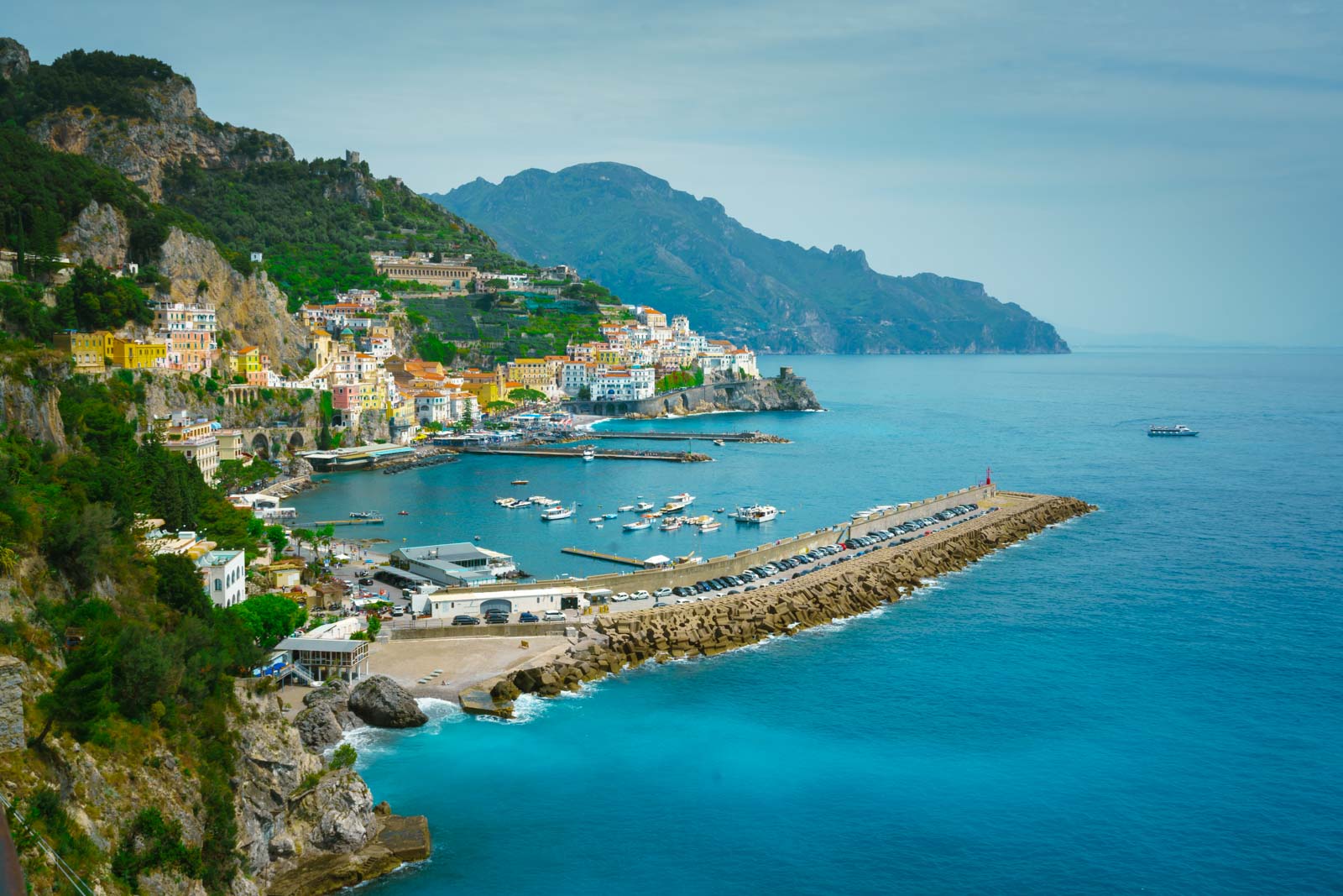 Coastal towns along the Amalfi Coast