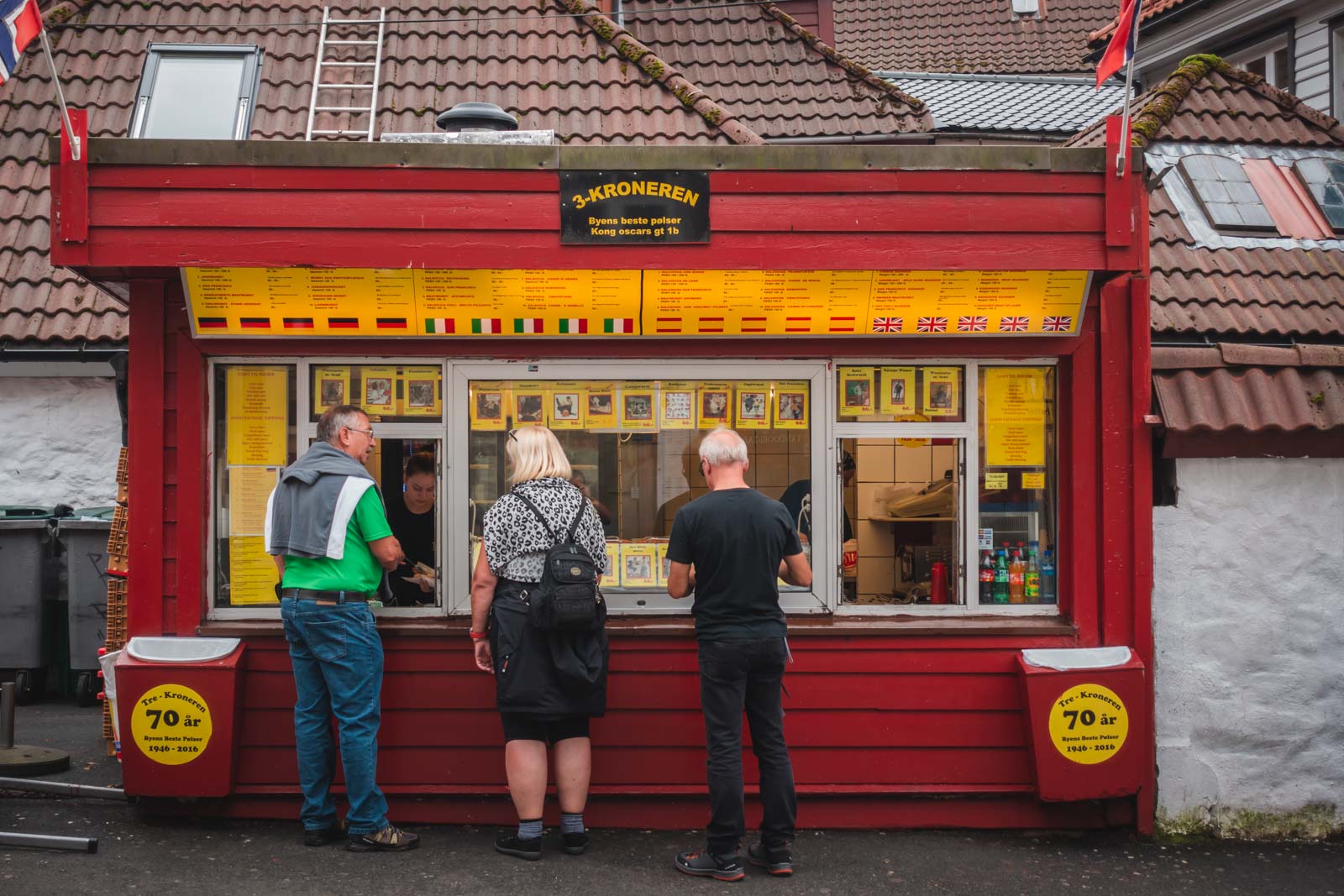 Hot Dog Stand in Bergen Norway