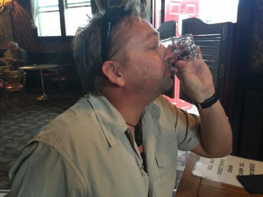 The Sour Toe Cocktail A Dead Toe, Vodka and an ounce of Courage