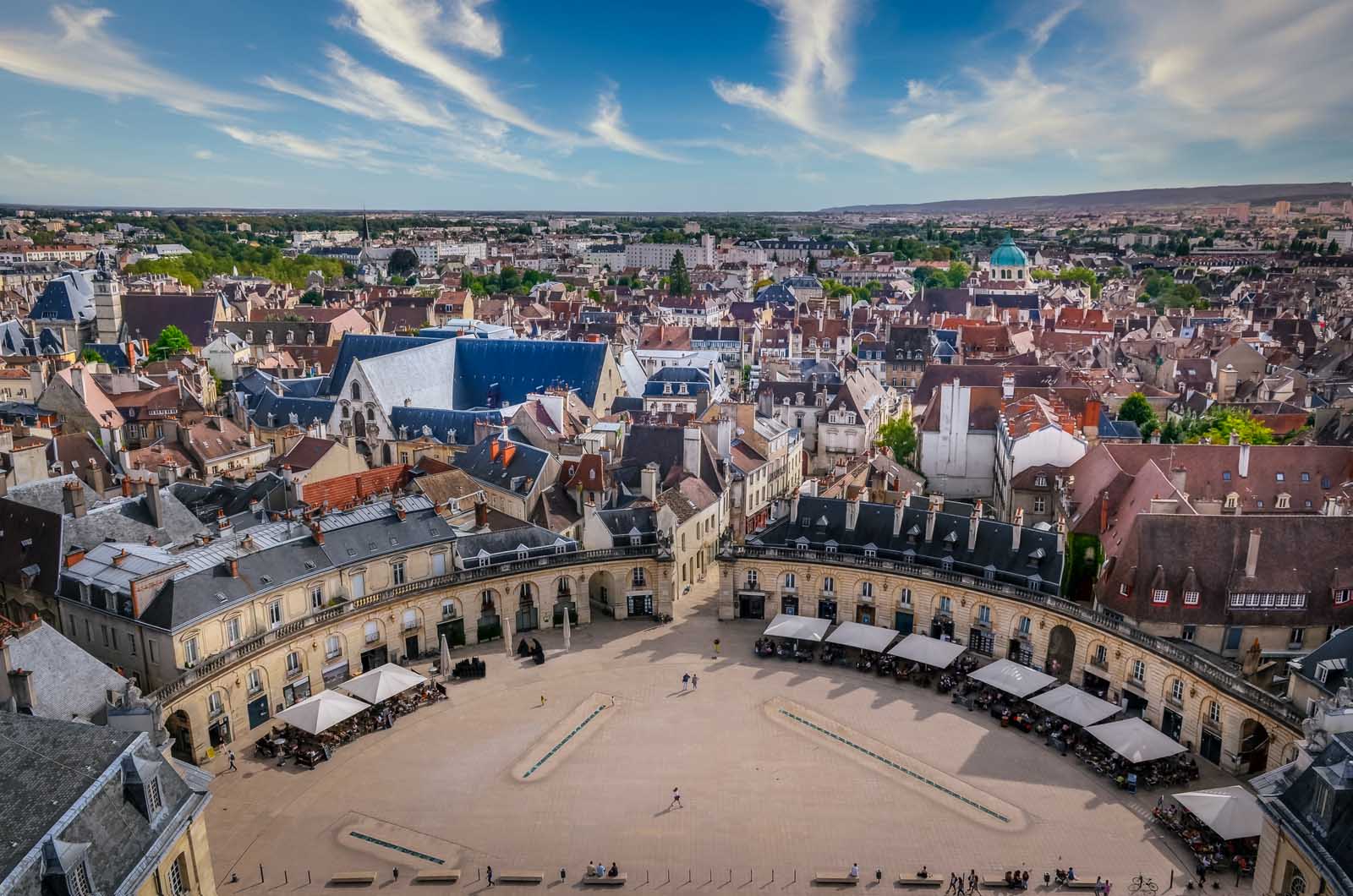 Cityscape view of Dijon France