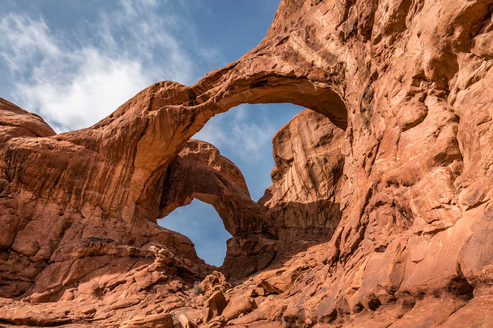 Double O Arch Hike in Arches National Park