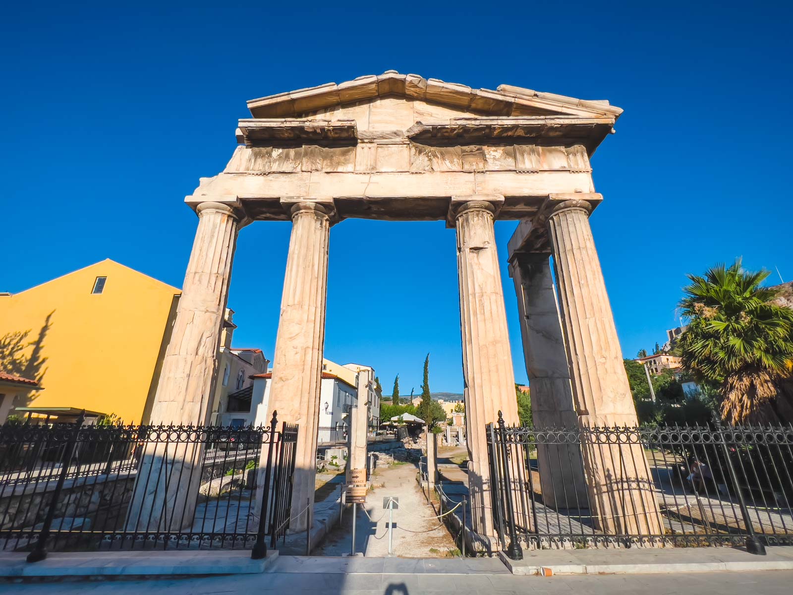 Entrance to the Roman Agora in Athens