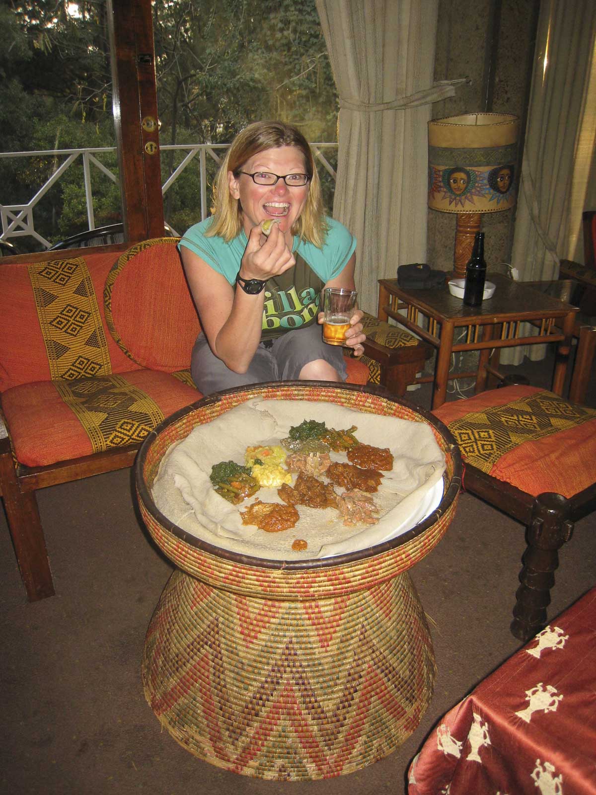 Ethiopian Food in Ethiopia Injera