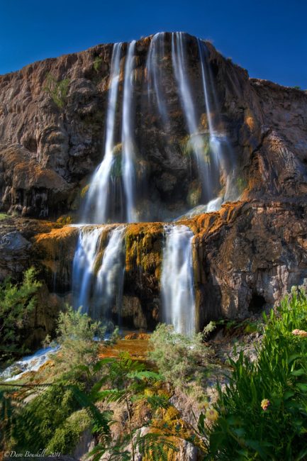The Ma'In Hot Springs Waterfall, Jordan