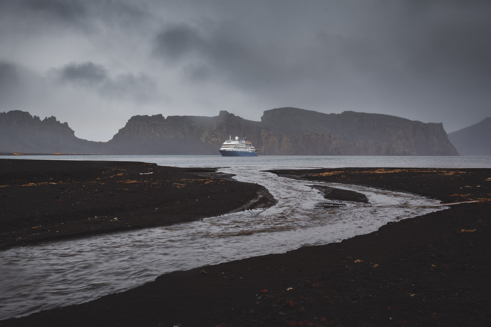 Deception Island Active Volcano Antarctica