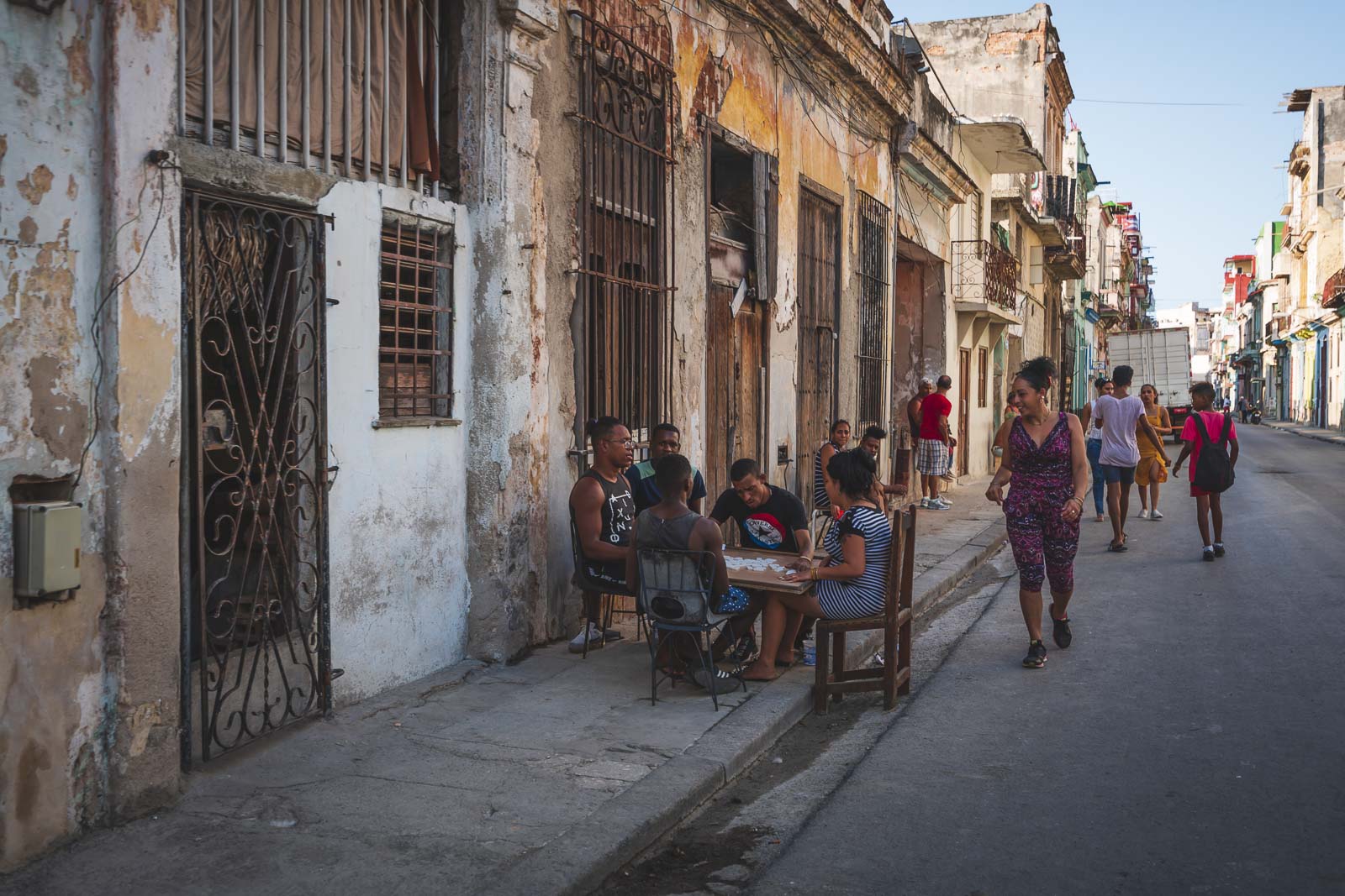 lively streets of old havana cuba