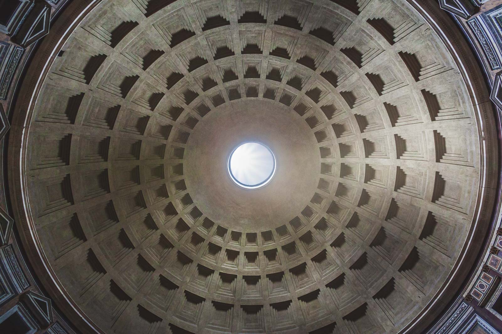 The Pantheon in Rome is a giant sundial
