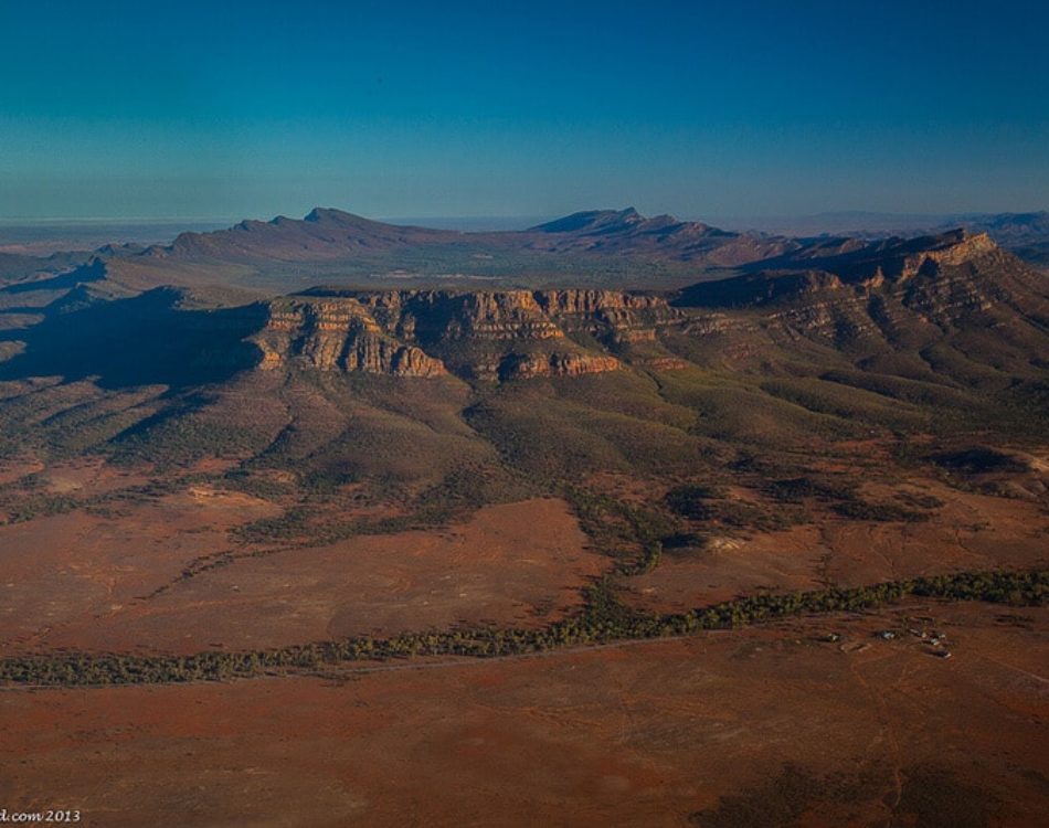 Fly the Flinders Ranges to Witness Wilpena Pound