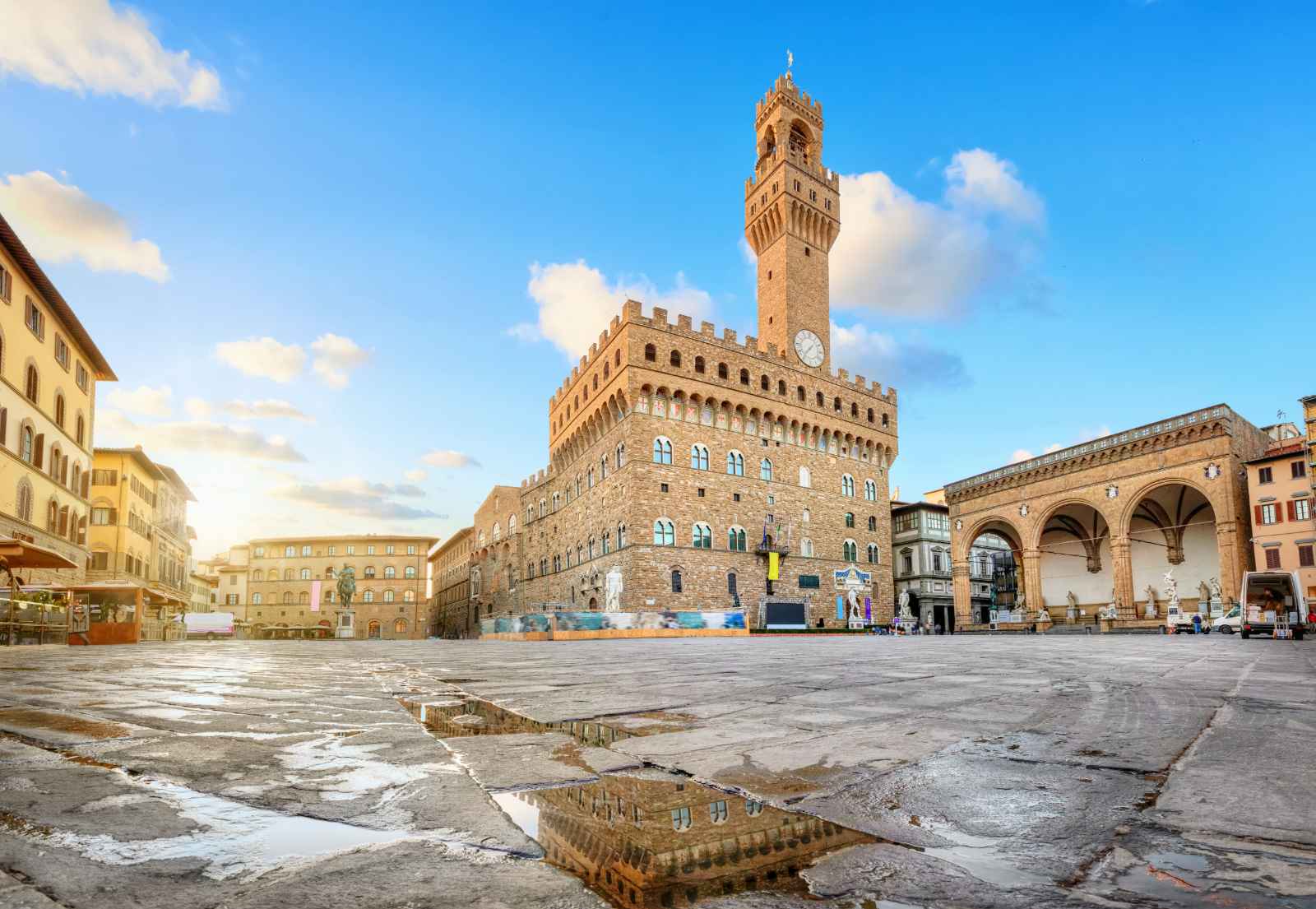 Florence in One Day Morning Piazza della Signoria and Palazzo Vecchio