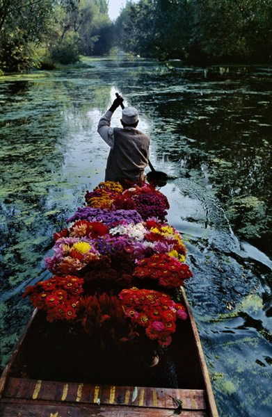 flower seller india iconic photographs by Steve McCurry