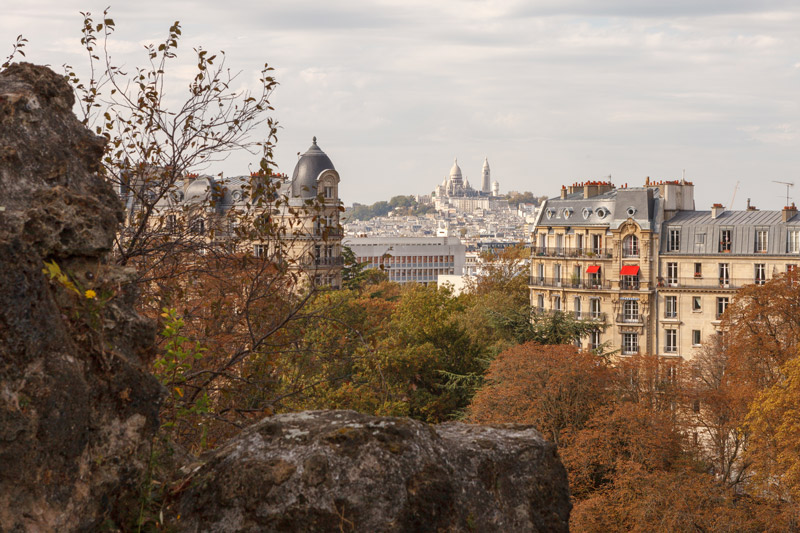 Parc des Buttes Chaumont views are free