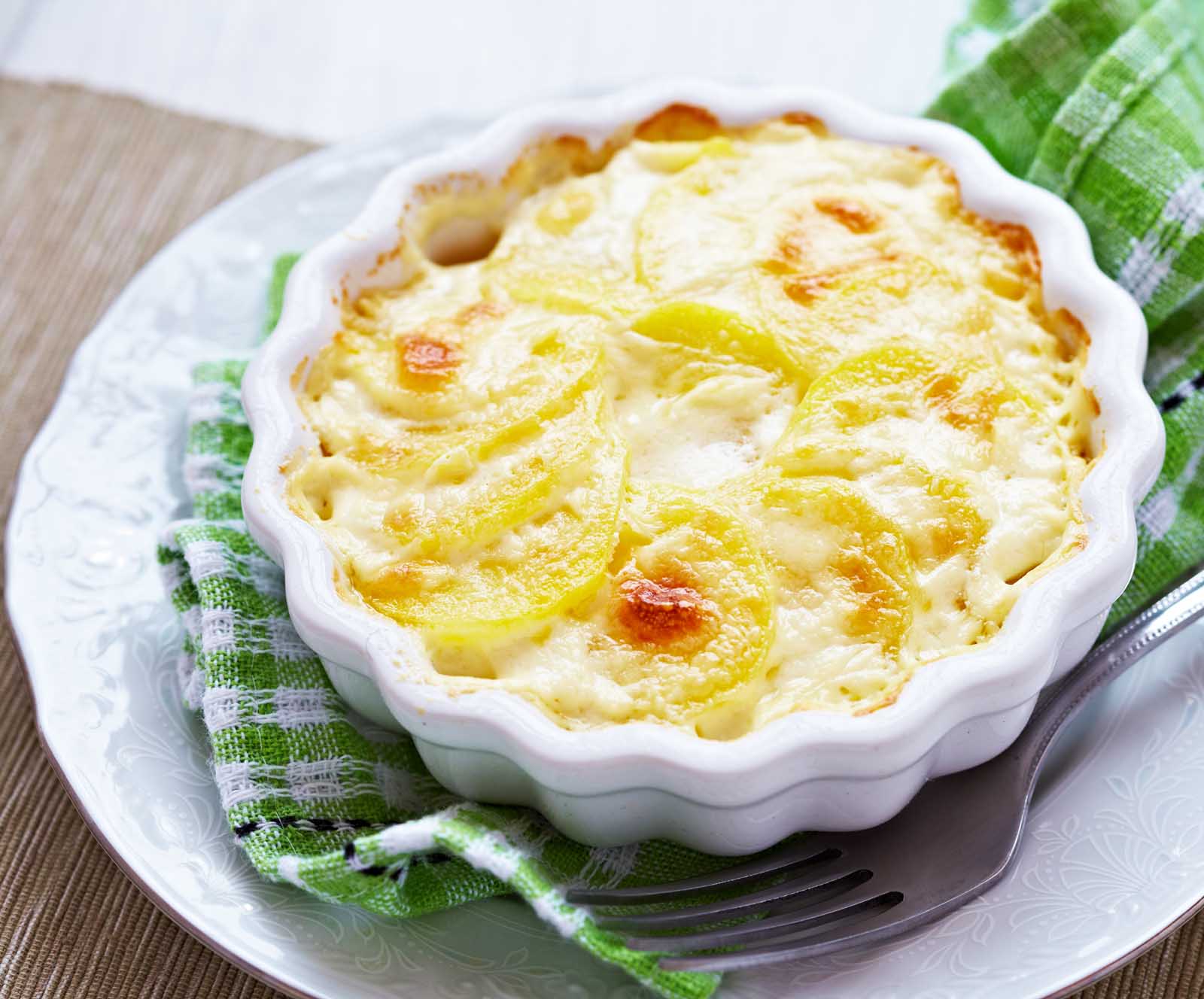 Traditional French Dishes Potatoes Dauphinoise